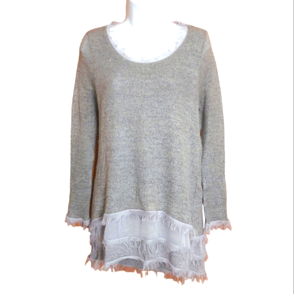 Christian Caliendo tattered sweater